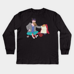 Nothing to see here, just Bojack and Todd. Kids Long Sleeve T-Shirt